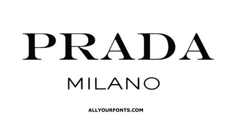 nome font prada|prada font free.